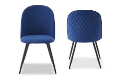 Soho Dining Chair Blue (Set Of 2) -Lifestyle Haven Shop berkeley london designs living soho dining chair blue set of 2 house of isabella uk 42094316880179