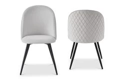 Soho Dining Chair Light Grey (Set Of 2) -Lifestyle Haven Shop berkeley london designs living soho dining chair cream set of 2 house of isabella uk 42094280442163