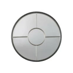 Rocca Round Mirror Silver 800x35x800mm -Lifestyle Haven Shop bodhi mirrors rocca round mirror silver 800x35x800mm house of isabella uk 30626617819190