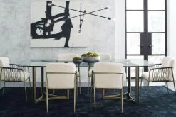 Remix Dbl Ped Glass Top Table 6 Remix Dbl Ped Glass Top Table -Lifestyle Haven Shop caracole dining remix dbl ped glass top table house of isabella uk 31402935320630