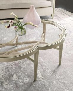 Lillian Oval Coffee Table -Lifestyle Haven Shop caracole living lillian oval coffee table house of isabella uk 31403549884470