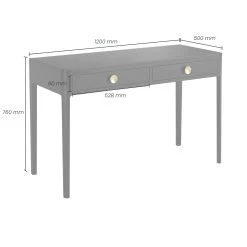 Abberley Desk - Black -Lifestyle Haven Shop di designs living abberley desk black house of isabella uk 42459261403443
