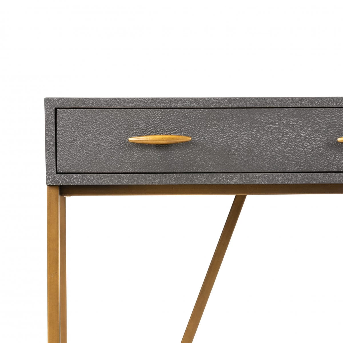 Hampton Desk - Brown Shagreen 6 Hampton Desk - Brown Shagreen - Image 6