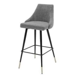 Bar Stool Cedro - Grey 9 Bar Stool Cedro - Grey -Lifestyle Haven Shop eichholtz dining bar stool cedro grey house of isabella uk 15626018258998