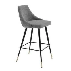 Bar Stool Cedro - Grey 11 Bar Stool Cedro - Grey -Lifestyle Haven Shop eichholtz dining bar stool cedro grey house of isabella uk 29531147993142