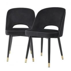Dining Chair Cliff Set Of 2 Black
