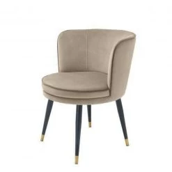 Dining Chair Grenada Greige Velvet