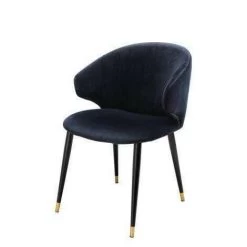 Dining Chair Volante Blue Velvet