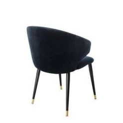Dining Chair Volante Blue Velvet -Lifestyle Haven Shop eichholtz dining dining chair volante blue velvet house of isabella uk 15624090124342
