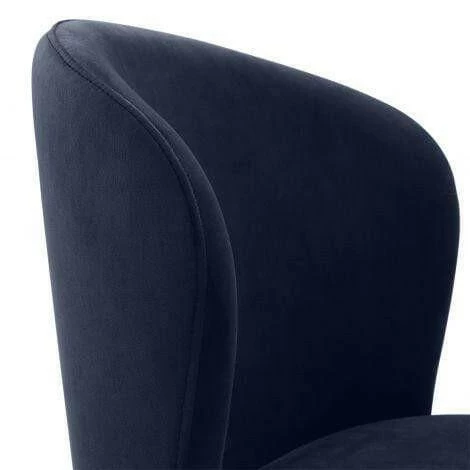 Dining Chair Volante Midnight Blue Velvet 5 Dining Chair Volante Midnight Blue Velvet - Image 5