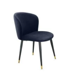 Dining Chair Volante Midnight Blue Velvet 7 Dining Chair Volante Midnight Blue Velvet -Lifestyle Haven Shop eichholtz dining dining chair volante midnight blue velvet house of isabella uk 29528594481206