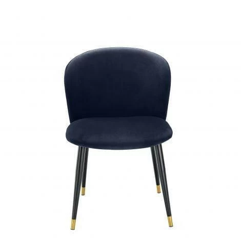 Dining Chair Volante Midnight Blue Velvet 2 Dining Chair Volante Midnight Blue Velvet - Image 2