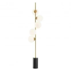 Floor Lamp Tempo Antique Brass Finish