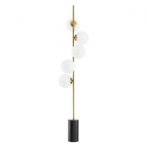 Floor Lamp Tempo Antique Brass Finish 2 Floor Lamp Tempo Antique Brass Finish - Image 2