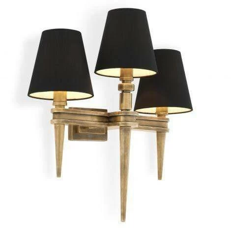 Wall Lamp Waterloo Triple Gold 1 Wall Lamp Waterloo Triple Gold