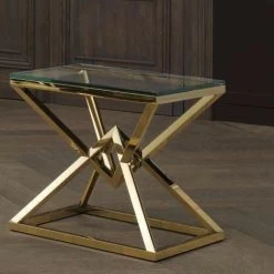 Side Table Connor - Gold Finish -Lifestyle Haven Shop eichholtz living side table connor gold finish house of isabella uk 15445105442870