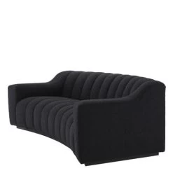 Sofa Kelly S Bouclé Black -Lifestyle Haven Shop eichholtz living sofa kelly s boucle black house of isabella uk 42619034566963