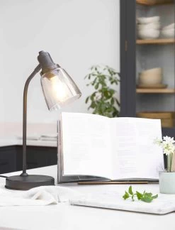 Hoxton Dome Table Lamp - Antique Bronze -Lifestyle Haven Shop garden trading lighting hoxton dome table lamp antique bronze house of isabella uk 31556248961078