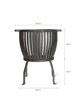 Barrington Fire Pit - Small -Lifestyle Haven Shop garden trading outdoors barrington fire pit small house of isabella uk 31556252991542