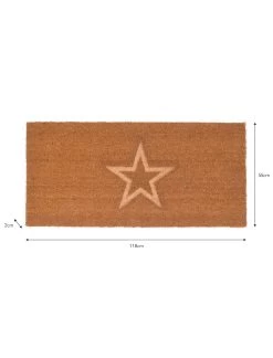 Embossed Star Doormat - Double -Lifestyle Haven Shop garden trading outdoors embossed star doormat double house of isabella uk 42289561305395