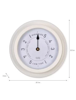 Narberth Tide Clock - Lily White -Lifestyle Haven Shop garden trading outdoors narberth tide clock lily white house of isabella uk 42289551933747