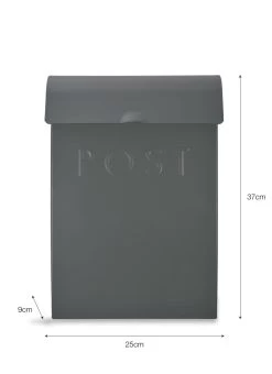 Original Post Box - Charcoal 9 Original Post Box - Charcoal -Lifestyle Haven Shop garden trading outdoors original post box charcoal house of isabella uk 42289555767603