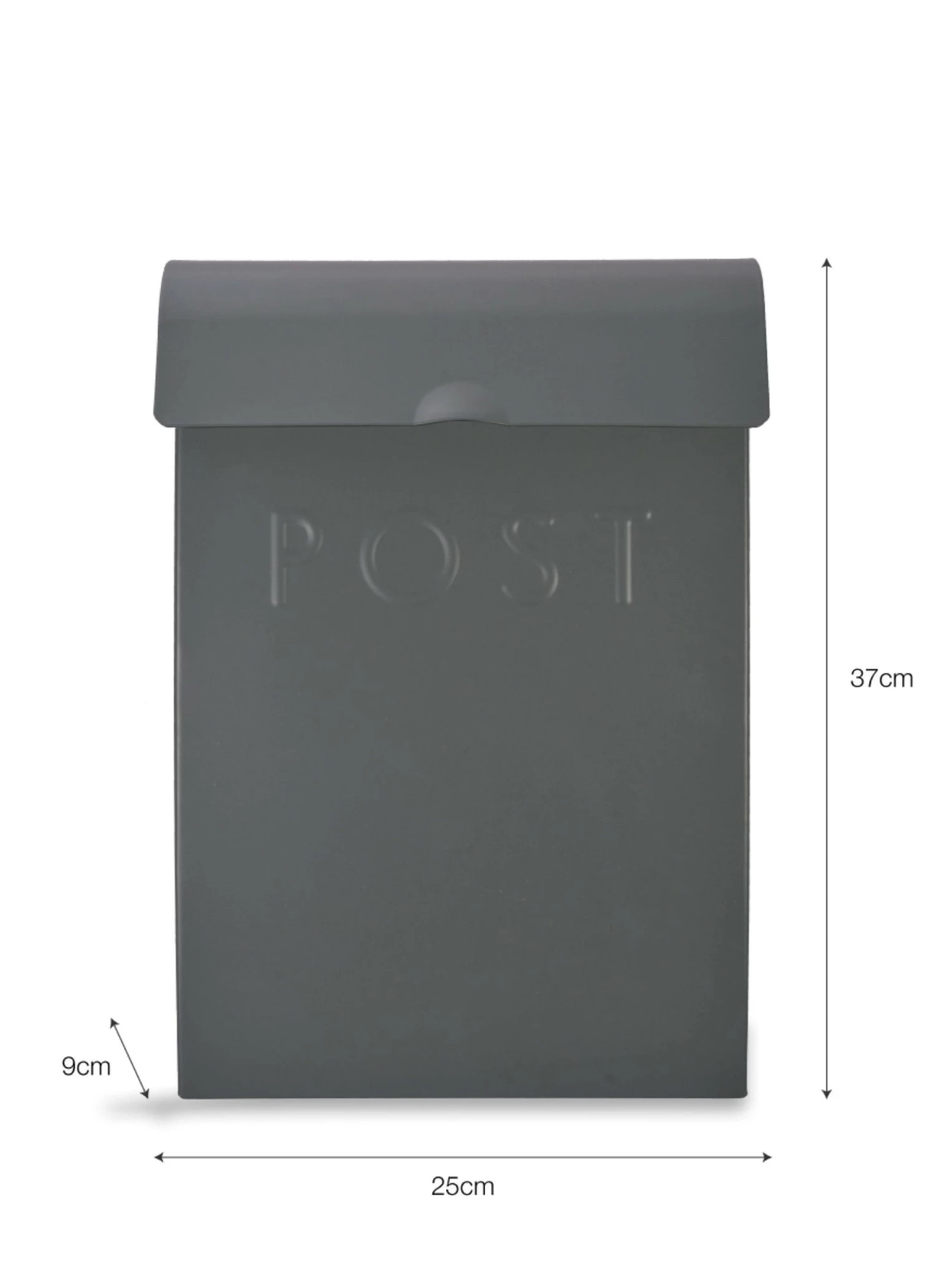 Original Post Box - Charcoal 5 Original Post Box - Charcoal - Image 5