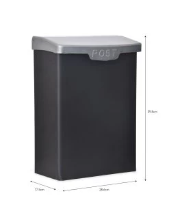 Shipton Post Box - Carbon -Lifestyle Haven Shop garden trading outdoors shipton post box carbon house of isabella uk 42289558749491