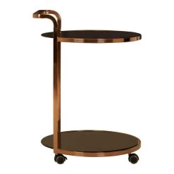 Ackley2 Tier Gold Finish Drinks Trolley -Lifestyle Haven Shop hamilton interiors dining ackley2 tier gold finish drinks trolley house of isabella uk 30594412511286