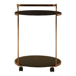 Ackley2 Tier Gold Finish Drinks Trolley -Lifestyle Haven Shop hamilton interiors dining ackley2 tier gold finish drinks trolley house of isabella uk 30594412544054