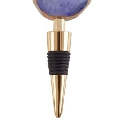 Bowerbird Agata Blue Bottle Opener And Stopper Set -Lifestyle Haven Shop hamilton interiors dining bowerbird agata blue bottle opener and stopper set house of isabella uk 31617661632566