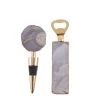 Bowerbird Agata Natural Bottle Opener And Stopper Set