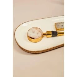 Bowerbird Agata Natural Bottle Opener And Stopper Set -Lifestyle Haven Shop hamilton interiors dining bowerbird agata natural bottle opener and stopper set house of isabella uk 31617657798710