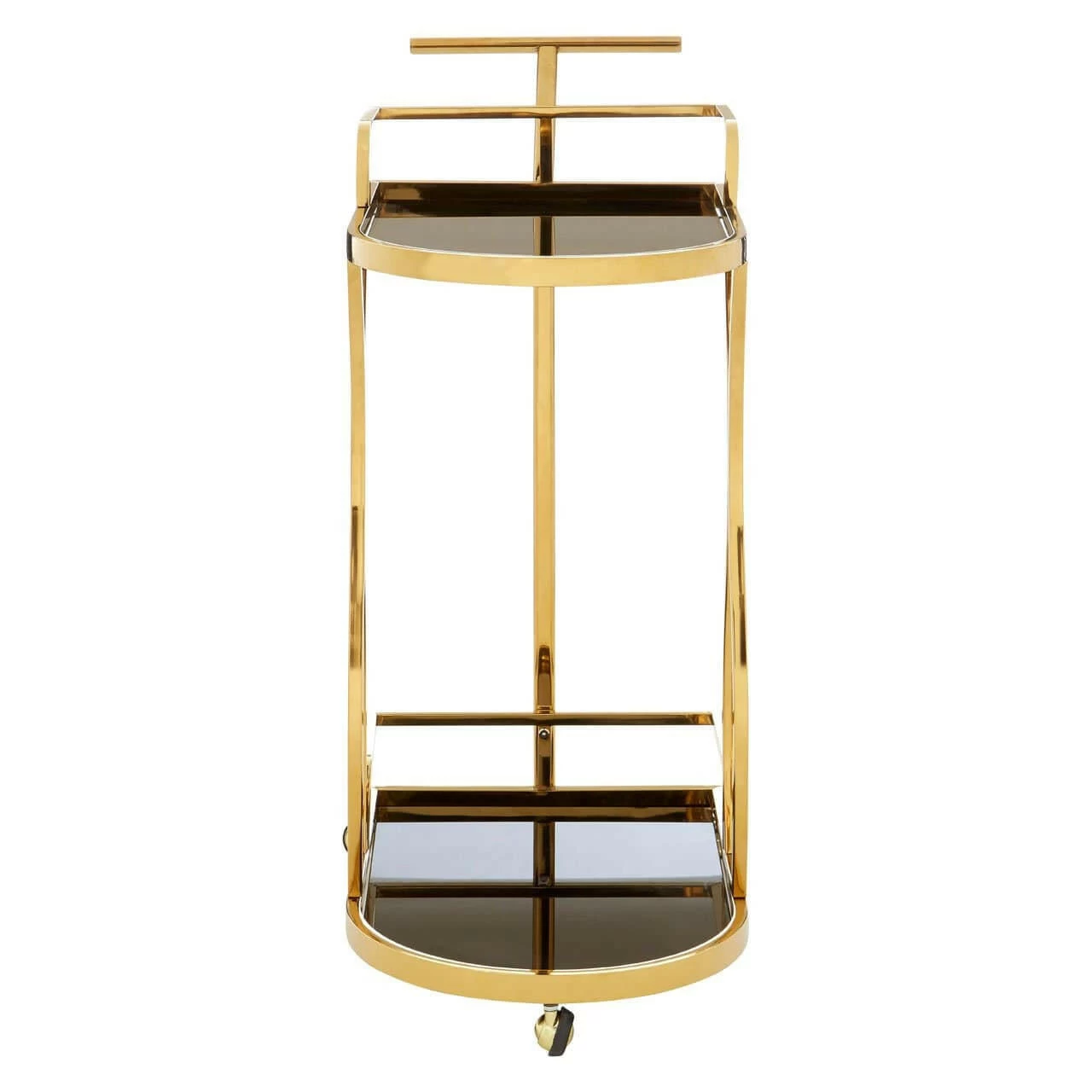 Lilto 2 Tier Gold / Wavy Design Trolley 2 Lilto 2 Tier Gold / Wavy Design Trolley - Image 2