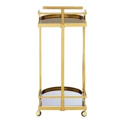 Lilto 2 Tier Gold / Wavy Design Trolley 9 Lilto 2 Tier Gold / Wavy Design Trolley -Lifestyle Haven Shop hamilton interiors dining lilto 2 tier gold wavy design trolley house of isabella uk 17406726012982