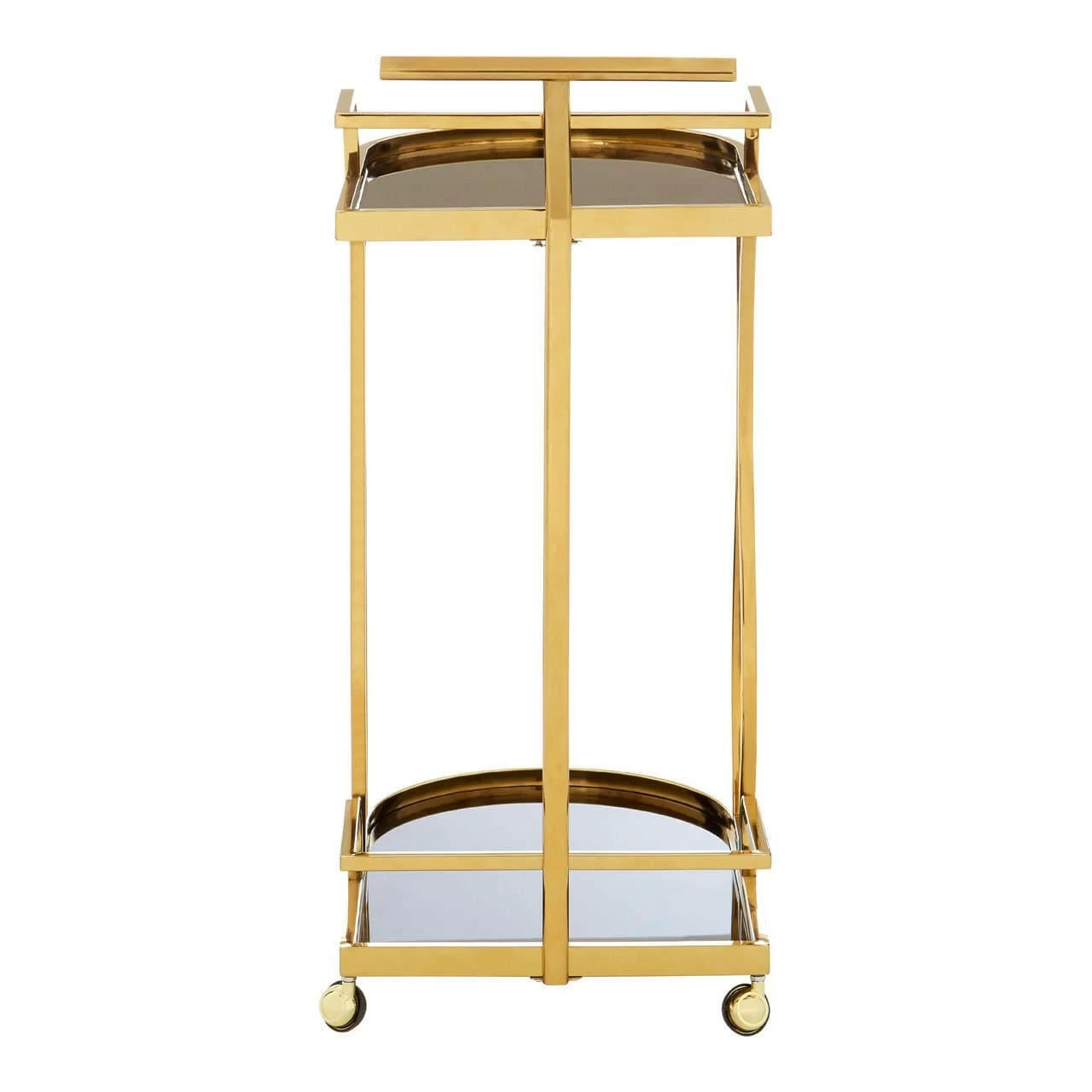 Lilto 2 Tier Gold / Wavy Design Trolley 4 Lilto 2 Tier Gold / Wavy Design Trolley - Image 4