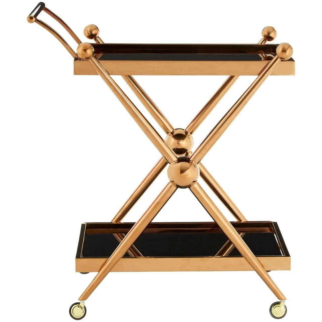 Lilto 2 Tier Rose Gold / Cross Design Trolley 2 Lilto 2 Tier Rose Gold / Cross Design Trolley - Image 2