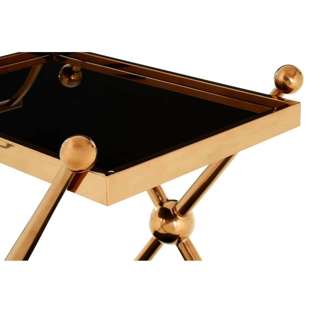 Lilto 2 Tier Rose Gold / Cross Design Trolley 6 Lilto 2 Tier Rose Gold / Cross Design Trolley - Image 6