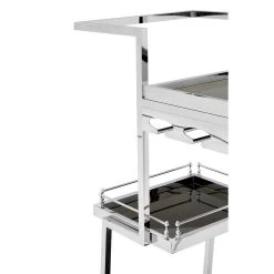 Lilto 3 Tier Silver Finish Trolley 15 Lilto 3 Tier Silver Finish Trolley -Lifestyle Haven Shop hamilton interiors dining lilto 3 tier silver finish trolley house of isabella uk 17406724374582