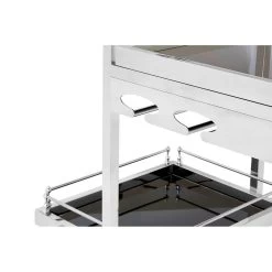 Lilto 3 Tier Silver Finish Trolley 16 Lilto 3 Tier Silver Finish Trolley -Lifestyle Haven Shop hamilton interiors dining lilto 3 tier silver finish trolley house of isabella uk 17406724407350