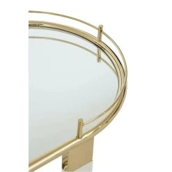 Orzo Trolley Mirror With Warm Metallic Frame -Lifestyle Haven Shop hamilton interiors dining orzo trolley mirror with warm metallic frame house of isabella uk 28100191813686