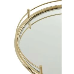 Orzo Trolley Mirror With Warm Metallic Frame -Lifestyle Haven Shop hamilton interiors dining orzo trolley mirror with warm metallic frame house of isabella uk 28100191846454