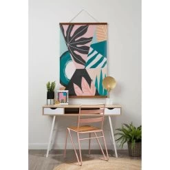 Saramis Metal Task Lamp With White Marble Block Base -Lifestyle Haven Shop hamilton interiors lighting saramis metal task lamp with white marble block base house of isabella uk 31617688371254