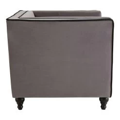 Bular Grey Velvet Chair -Lifestyle Haven Shop hamilton interiors living bular grey velvet chair house of isabella uk 17408096436278