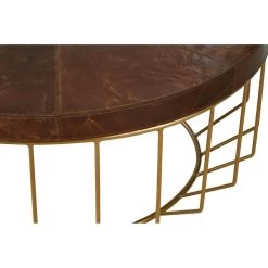 Chelsea Townhouse Brown Round Coffee Table -Lifestyle Haven Shop hamilton interiors living chelsea townhouse brown round coffee table house of isabella uk 29479690731574
