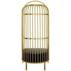 Elise Gold Finish Dome Cage Chair -Lifestyle Haven Shop hamilton interiors living elise gold finish dome cage chair house of isabella uk 17408265289782