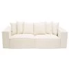 Gemini 3 Seat Cream Sofa