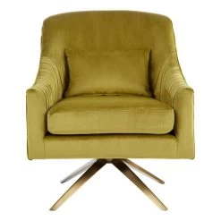 Gina Pistachio Velvet Chair
