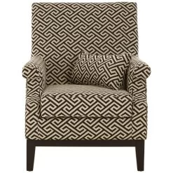 Hyde Park Beige Fabric Armchair