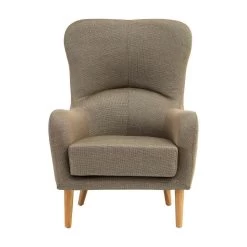 Kendall Mink Fabric Chair